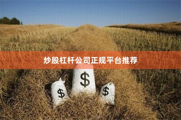 炒股杠杆公司正规平台推荐